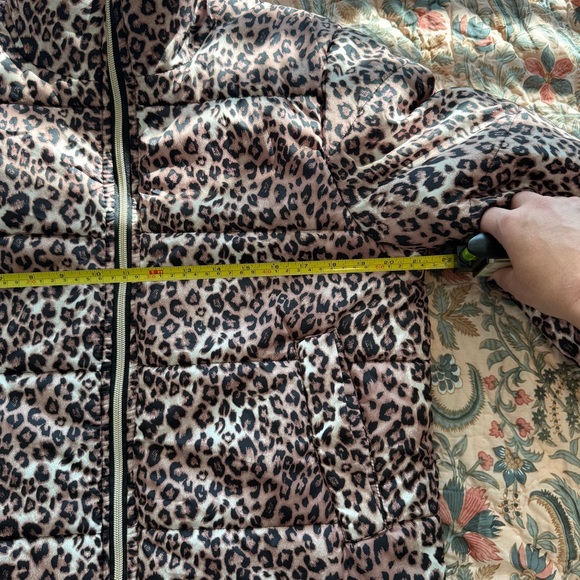 Me Jane Leopard Print Puffer Jacket Women’s Small Excellent - Picture 8 of 11
